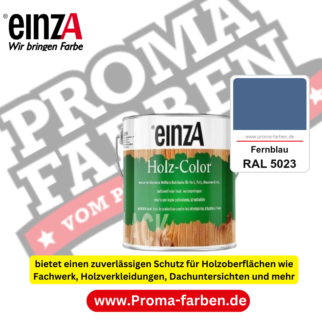 einzA Holz-Color kaufen bei Proma Farben RAL 5023 Fernblau