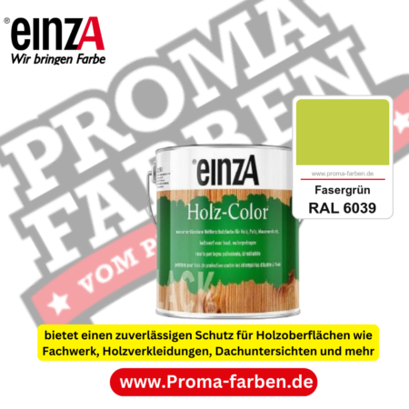 einzA Holz-Color kaufen bei Proma Farben RAL 6039 Fasergrün