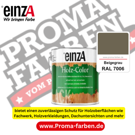 einzA Holz-Color kaufen bei Proma Farben RAL 7006 Beigegrau