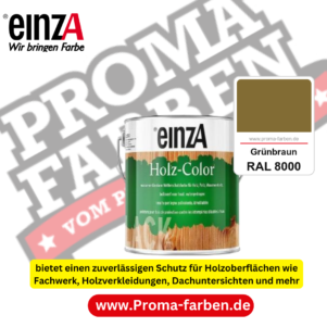 einzA Holz-Color RAL 8000 Grünbraun