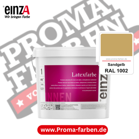 einzA Latexfarbe Premium kaufen bei Proma Farben RAL 1002 Sandgelb