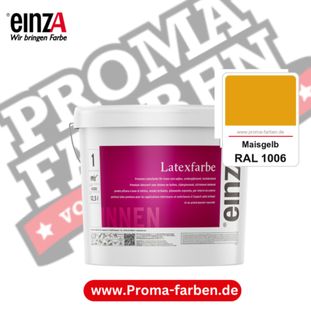 einzA Latexfarbe Premium kaufen bei Proma Farben RAL 1006 Maisgelb
