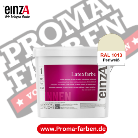 einzA Latexfarbe Premium kaufen bei Proma Farben RAL 1013 Perlweiß