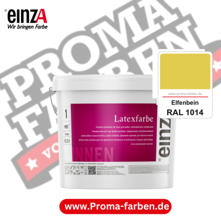 einzA Latexfarbe Premium kaufen bei Proma Farben RAL 1014 Elfenbein