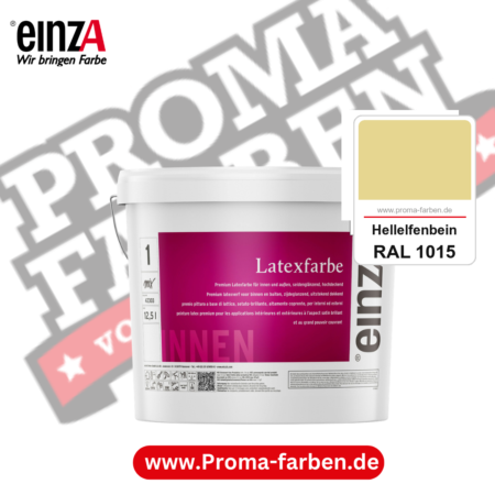 einzA Latexfarbe Premium kaufen bei Proma Farben RAL 1015 Hellelfenbein