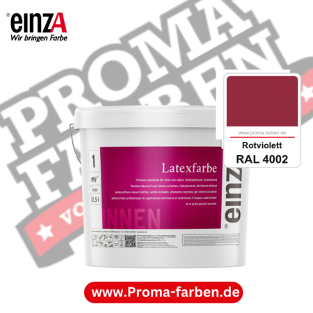 einzA Latexfarbe Premium kaufen bei Proma Farben RAL 4002 Rotviolett