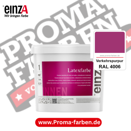 einzA Latexfarbe Premium kaufen bei Proma Farben RAL 4006 Verkehrspurpur