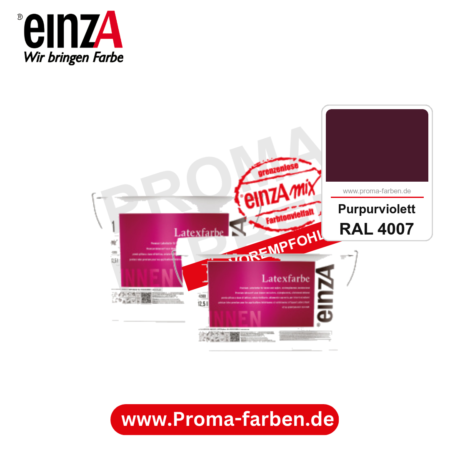 einzA Latexfarbe Premium kaufen bei Proma Farben RAL 4007 Purpurviolett