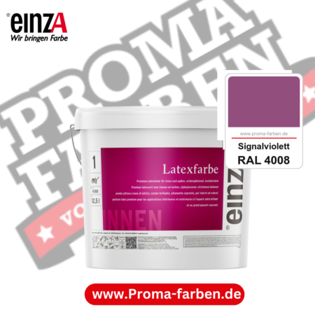 einzA Latexfarbe Premium kaufen bei Proma Farben RAL 4008 Signalviolett