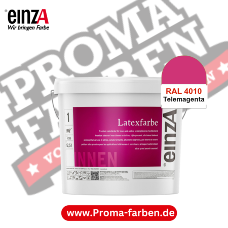 einzA Latexfarbe Premium kaufen bei Proma Farben RAL 4010 Telemagenta