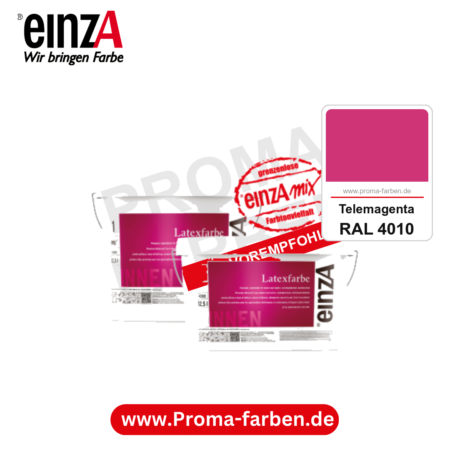 einzA Latexfarbe Premium kaufen bei Proma Farben RAL 4010 Telemagenta