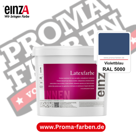 einzA Latexfarbe Premium kaufen bei Proma Farben RAL 5000 Violettblau