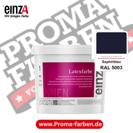 einzA Latexfarbe Premium kaufen bei Proma Farben RAL 5003 Saphirblau