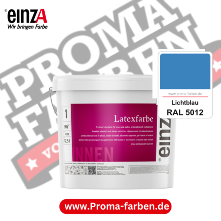 einzA Latexfarbe Premium kaufen bei Proma Farben RAL 5012 Lichtblau