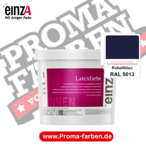 einzA Latexfarbe Premium RAL 5013 Kobaltblau