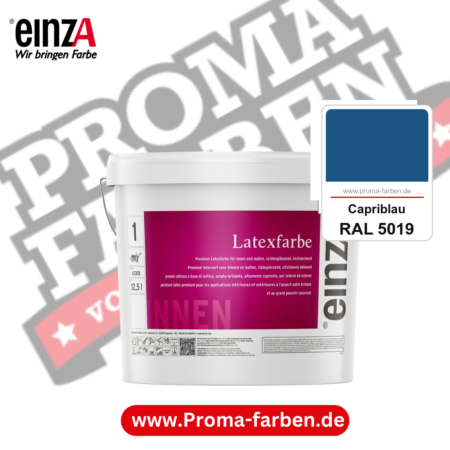 einzA Latexfarbe Premium kaufen bei Proma Farben RAL 5019 Capriblau