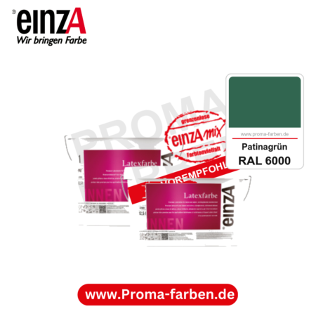 einzA Latexfarbe Premium kaufen bei Proma Farben RAL 6000 Patinagrün