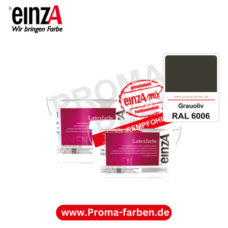 einzA Latexfarbe Premium kaufen bei Proma Farben RAL 6006 Grauoliv