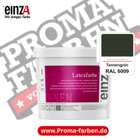 einzA Latexfarbe Premium kaufen bei Proma Farben RAL 6009 Tannengrün