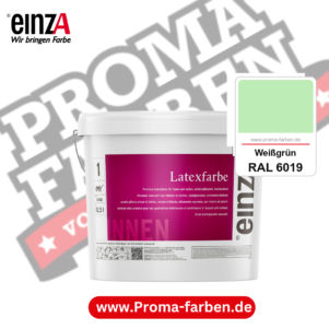 einzA Latexfarbe Premium RAL 6019 Weißgrün