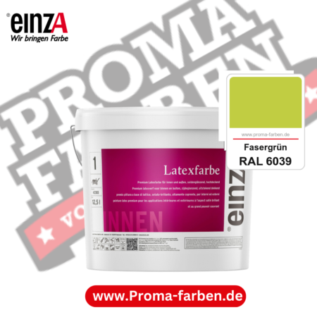 einzA Latexfarbe Premium kaufen bei Proma Farben RAL 6039 Fasergrün