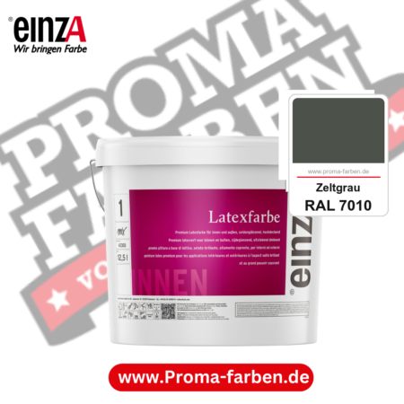 einzA Latexfarbe Premium kaufen bei Proma Farben RAL 7010 Zeltgrau