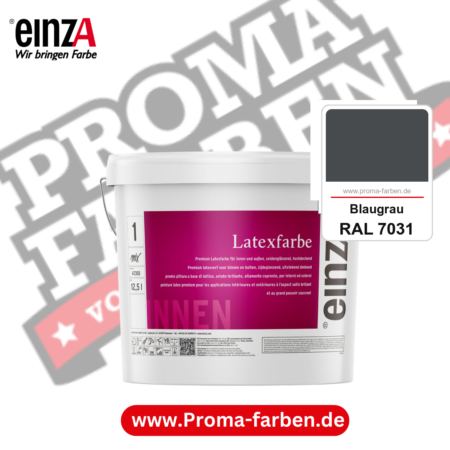 einzA Latexfarbe Premium kaufen bei Proma Farben RAL 7031 Blaugrau