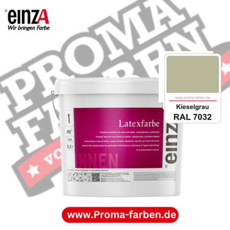 einzA Latexfarbe Premium kaufen bei Proma Farben RAL 7032 Kieselgrau