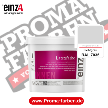 einzA Latexfarbe Premium kaufen bei Proma Farben RAL 7035 Lichtgrau