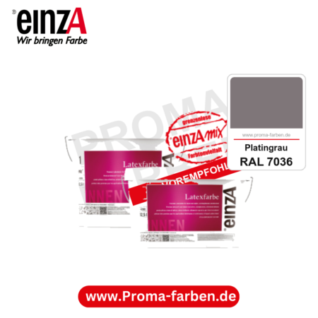 einzA Latexfarbe Premium kaufen bei Proma Farben RAL 7036 Platingrau