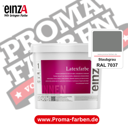 einzA Latexfarbe Premium kaufen bei Proma Farben RAL 7037 Staubgrau