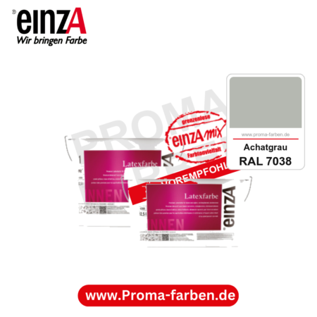 einzA Latexfarbe Premium kaufen bei Proma Farben RAL 7038 Achatgrau