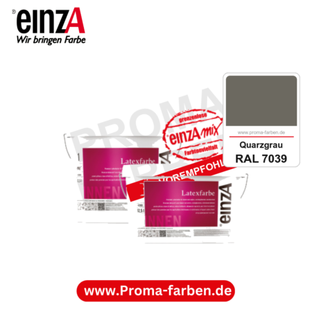 einzA Latexfarbe Premium kaufen bei Proma Farben RAL 7039 Quarzgrau