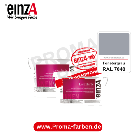 einzA Latexfarbe Premium kaufen bei Proma Farben RAL 7040 Fenstergrau