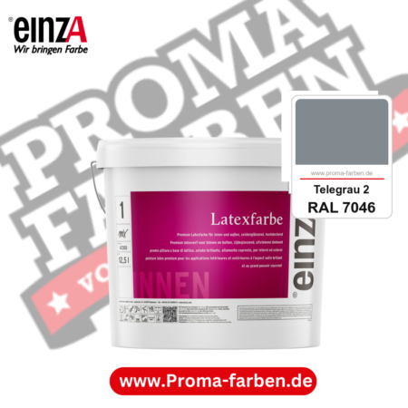 einzA Latexfarbe Premium kaufen bei Proma Farben RAL 7046 Telegrau 2