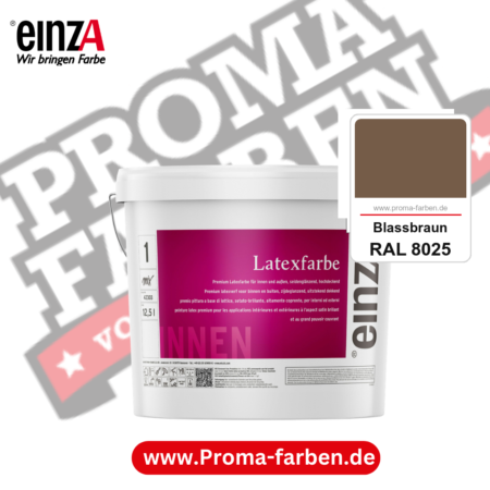 einzA Latexfarbe Premium kaufen bei Proma Farben RAL 8025 Blassbraun