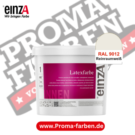 einzA Latexfarbe Premium kaufen bei Proma Farben RAL 9012 Reinraumweiß