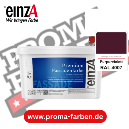 einzA Premium Fassadenfarbe kaufen bei Proma Farben RAL 4007 Purpurviolett