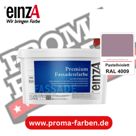 einzA Premium Fassadenfarbe kaufen bei Proma Farben RAL 4009 Pastellviolett