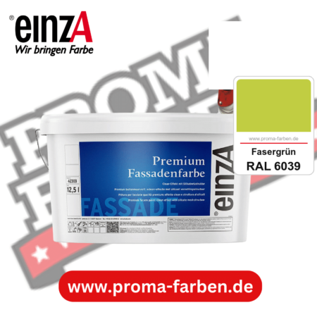 einzA Premium Fassadenfarbe kaufen bei Proma Farben RAL 6039 Fasergrün