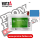 einzA Wandfarbe 333 tuchmatt kaufen bei Proma Farben RAL 5012 Lichtblau