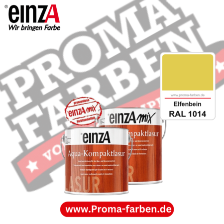 einzA Aqua-Kompaktlasur kaufen bei Proma Farben RAL 1014 Elfenbein