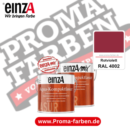 einzA Aqua-Kompaktlasur kaufen bei Proma Farben RAL 4002 Rotviolett