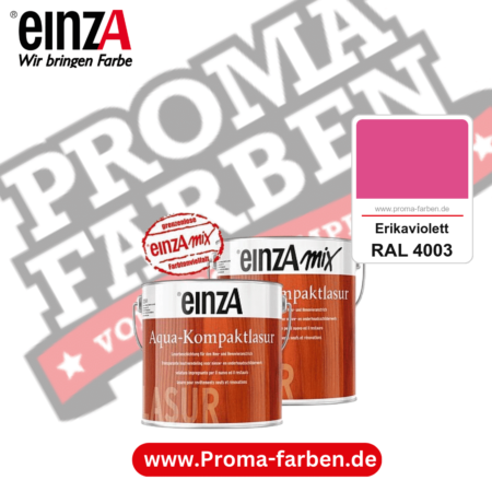 einzA Aqua-Kompaktlasur kaufen bei Proma Farben RAL 4003 Erikaviolett