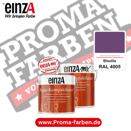 einzA Aqua-Kompaktlasur kaufen bei Proma Farben RAL 4005 Blaulila