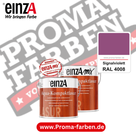 einzA Aqua-Kompaktlasur kaufen bei Proma Farben RAL 4008 Signalviolett