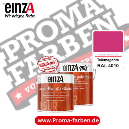 einzA Aqua-Kompaktlasur kaufen bei Proma Farben RAL 4010 Telemagenta