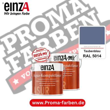 einzA Aqua-Kompaktlasur kaufen bei Proma Farben RAL 5014 Taubenblau