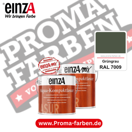 einzA Aqua-Kompaktlasur kaufen bei Proma Farben RAL 7009 Grüngrau