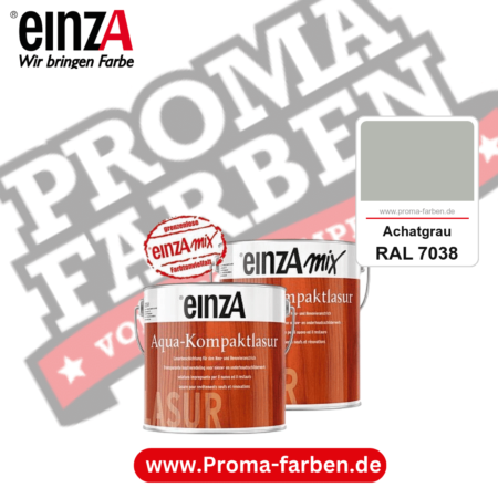 einzA Aqua-Kompaktlasur kaufen bei Proma Farben RAL 7038 Achatgrau